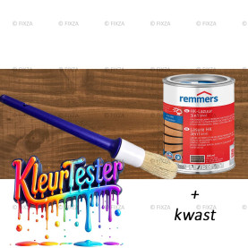 Kleurtester HK-Lazuur 3in1 Plus Houtbeits palissander, premium houtbeschermende beits
