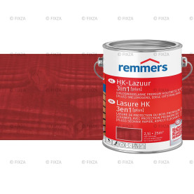 HK-Lazuur 3in1 Plus Houtbeits Scandinavisch Rood, premium houtbeschermende beits