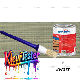 Kleurtester HK-Lazuur 3in1 Plus Houtbeits zoutgroen, premium houtbeschermende beits
