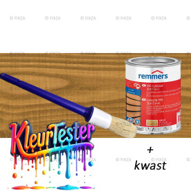 Kleurtester HK-Lazuur 3in1 Plus Houtbeits rustiek eiken, premium houtbeschermende beits