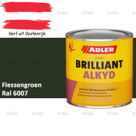 ADLER Brilliantalkyd Kunstharslak Hoogglans – Flessengroen – Binnen & Buiten – Lak voor Hout en Metaal – Sneldrogend & Krasvast