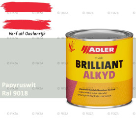 ADLER Brilliantalkyd Kunstharslak Hoogglans – Papyruswit – Binnen & Buiten – Lak voor Hout en Metaal – Sneldrogend & Krasvast
