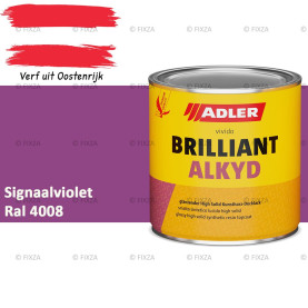 ADLER Brilliantalkyd Kunstharslak Hoogglans – Signaalviolet – Binnen & Buiten – Lak voor Hout en Metaal – Sneldrogend & Krasvast