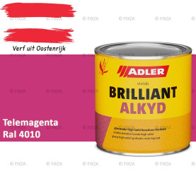 ADLER Brilliantalkyd Kunstharslak Hoogglans – Telemagenta – Binnen & Buiten – Lak voor Hout en Metaal – Sneldrogend & Krasvast