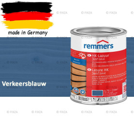 HK-Lazuur 3in1 Plus Houtbeits verkeersblauw, premium houtbeschermende beits