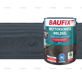 Houtbeschermende Gel- Beits antraciet grijs 5 Liter