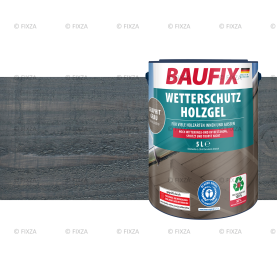 Houtbeschermende Gel- Beits grafietgrijs 5 Liter