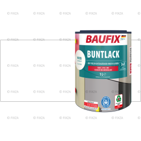 Multi- Lakverf wit 1 Liter
