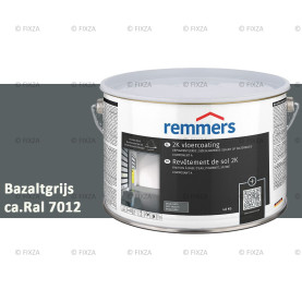 2K Vloercoating basaltgrijs, een watergedragen zijdeglanzende 2K epoxy-coating