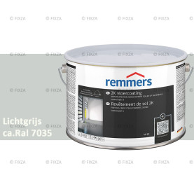 2K Vloercoating lichtgrijs, een watergedragen zijdeglanzende 2K epoxy-coating