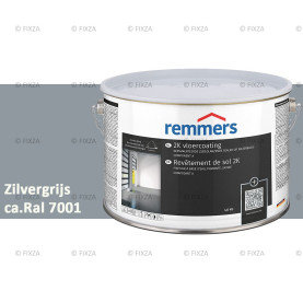 2K Vloercoating zilvergrijs, een watergedragen zijdeglanzende 2K epoxy-coating