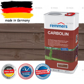 Remmers Carbolin Beits Carboleumbruin – Houtbeits voor Buiten | Vervanger Carboleum / Carbolineum | Zonder Teerolie – Voor Schutting, Hekwerk & Omheining