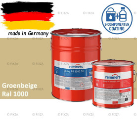 Remmers Epoxy BS 3000 SG – Professionele 2-Componenten Epoxy Vloercoating – RAL 1000 Groenbeige