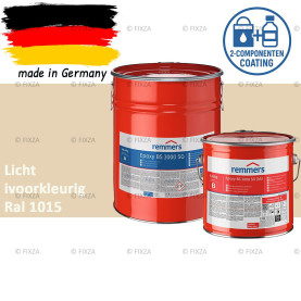 Remmers Epoxy BS 3000 SG – Professionele 2-Componenten Epoxy Vloercoating – RAL 1015 Licht ivoorkleurig
