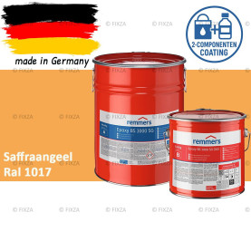 Remmers Epoxy BS 3000 SG – Professionele 2-Componenten Epoxy Vloercoating – RAL 1017 Saffraangeel