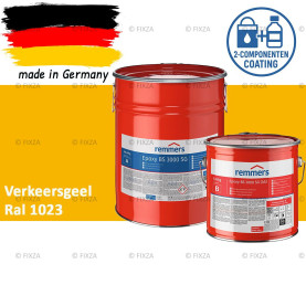 Remmers Epoxy BS 3000 SG – Professionele 2-Componenten Epoxy Vloercoating – RAL 1023 Verkeersgeel