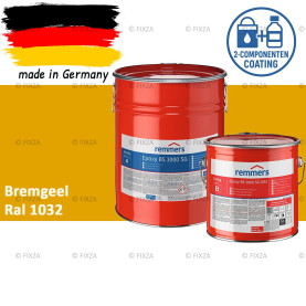 Remmers Epoxy BS 3000 SG – Professionele 2-Componenten Epoxy Vloercoating – RAL 1032 Bremgeel