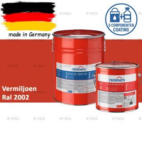 Remmers Epoxy BS 3000 SG – Professionele 2-Componenten Epoxy Vloercoating – RAL 2002 Vermiljoen