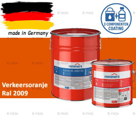 Remmers Epoxy BS 3000 SG – Professionele 2-Componenten Epoxy Vloercoating – RAL 2009 Verkeersoranje