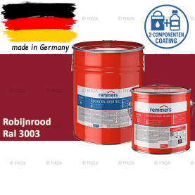 Remmers Epoxy BS 3000 SG – Professionele 2-Componenten Epoxy Vloercoating – RAL 3003 Robijnrood