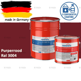 Remmers Epoxy BS 3000 SG – Professionele 2-Componenten Epoxy Vloercoating – RAL 3004 Purperrood