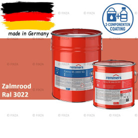 Remmers Epoxy BS 3000 SG – Professionele 2-Componenten Epoxy Vloercoating – RAL 3022 Zalmrood