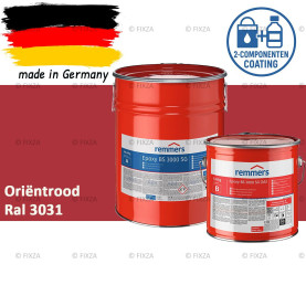 Remmers Epoxy BS 3000 SG – Professionele 2-Componenten Epoxy Vloercoating – RAL 3031 Oriëntrood