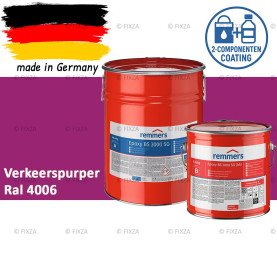 Remmers Epoxy BS 3000 SG – Professionele 2-Componenten Epoxy Vloercoating – RAL 4006 Verkeerspurper
