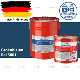 Remmers Epoxy BS 3000 SG – Professionele 2-Componenten Epoxy Vloercoating – RAL 5001 Groenblauw