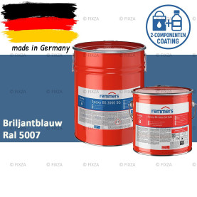 Remmers Epoxy BS 3000 SG – Professionele 2-Componenten Epoxy Vloercoating – RAL 5007 Briljantblauw