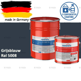 Remmers Epoxy BS 3000 SG – Professionele 2-Componenten Epoxy Vloercoating – RAL 5008 Grijsblauw