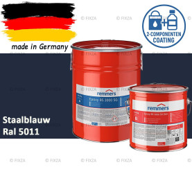 Remmers Epoxy BS 3000 SG – Professionele 2-Componenten Epoxy Vloercoating – RAL 5011 Staalblauw