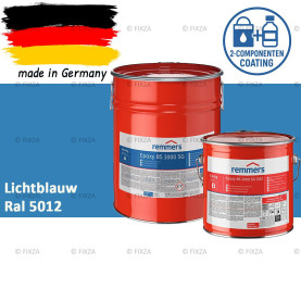 Remmers Epoxy BS 3000 SG – Professionele 2-Componenten Epoxy Vloercoating – RAL 5012 Lichtblauw