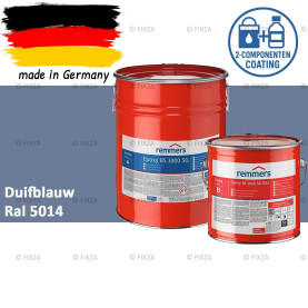 Remmers Epoxy BS 3000 SG – Professionele 2-Componenten Epoxy Vloercoating – RAL 5014 Duifblauw