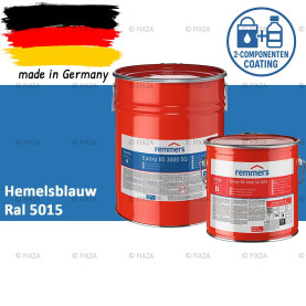 Remmers Epoxy BS 3000 SG – Professionele 2-Componenten Epoxy Vloercoating – RAL 5015 Hemelsblauw