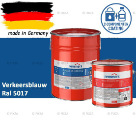 Remmers Epoxy BS 3000 SG – Professionele 2-Componenten Epoxy Vloercoating – RAL 5017 Verkeersblauw
