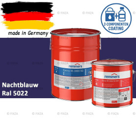 Remmers Epoxy BS 3000 SG – Professionele 2-Componenten Epoxy Vloercoating – RAL 5022 Nachtblauw
