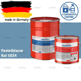 Remmers Epoxy BS 3000 SG – Professionele 2-Componenten Epoxy Vloercoating – RAL 5024 Pastelblauw