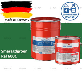 Remmers Epoxy BS 3000 SG – Professionele 2-Componenten Epoxy Vloercoating – RAL 6001 Smaragdgroen