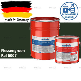 Remmers Epoxy BS 3000 SG – Professionele 2-Componenten Epoxy Vloercoating – RAL 6007 Flessengroen
