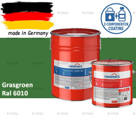 Remmers Epoxy BS 3000 SG – Professionele 2-Componenten Epoxy Vloercoating – RAL 6010 Grasgroen