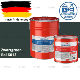 Remmers Epoxy BS 3000 SG – Professionele 2-Componenten Epoxy Vloercoating – RAL 6012 Zwartgroen
