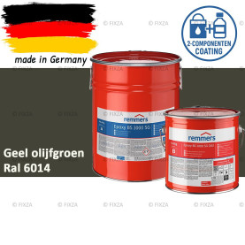 Remmers Epoxy BS 3000 SG – Professionele 2-Componenten Epoxy Vloercoating – RAL 6014 Geel olijfgroen