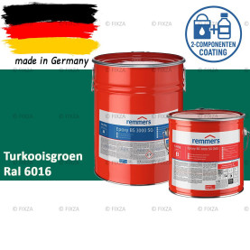 Remmers Epoxy BS 3000 SG – Professionele 2-Componenten Epoxy Vloercoating – RAL 6016 Turkooisgroen