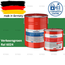 Remmers Epoxy BS 3000 SG – Professionele 2-Componenten Epoxy Vloercoating – RAL 6024 Verkeersgroen
