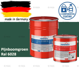 Remmers Epoxy BS 3000 SG – Professionele 2-Componenten Epoxy Vloercoating – RAL 6028 Pijnboomgroen