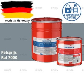 Remmers Epoxy BS 3000 SG – Professionele 2-Componenten Epoxy Vloercoating – RAL 7000 Pelsgrijs