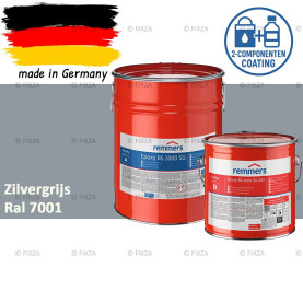 Remmers Epoxy BS 3000 SG – Professionele 2-Componenten Epoxy Vloercoating – RAL 7001 Zilvergrijs