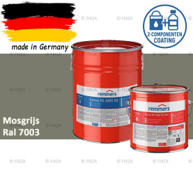 Remmers Epoxy BS 3000 SG – Professionele 2-Componenten Epoxy Vloercoating – RAL 7003 Mosgrijs