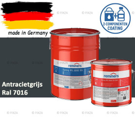 Remmers Epoxy BS 3000 SG – Professionele 2-Componenten Epoxy Vloercoating – RAL 7016 Antracietgrijs